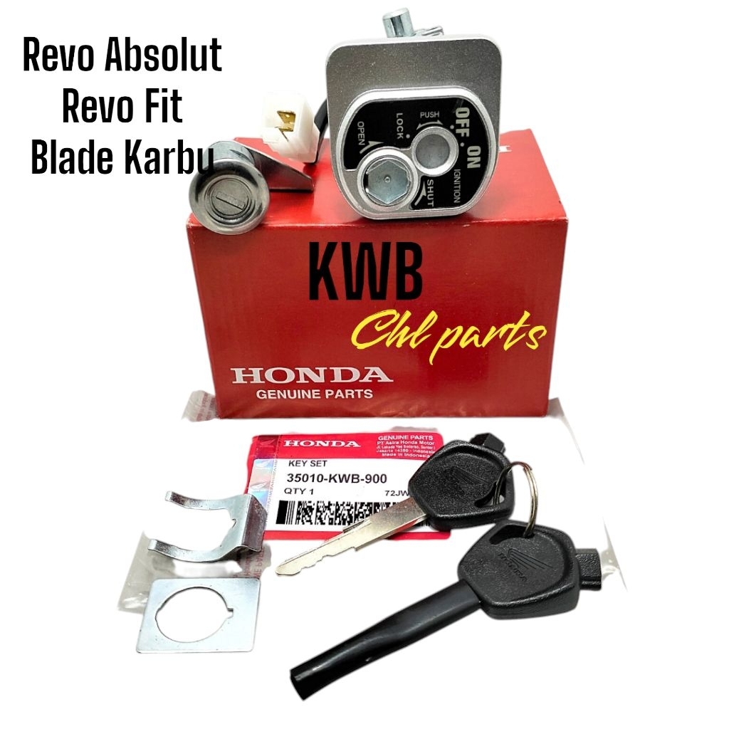 Kunci Kontak Assy,Set KWB Motor Revo Absolute,Balde karbu,Revo Fit,Revo F1