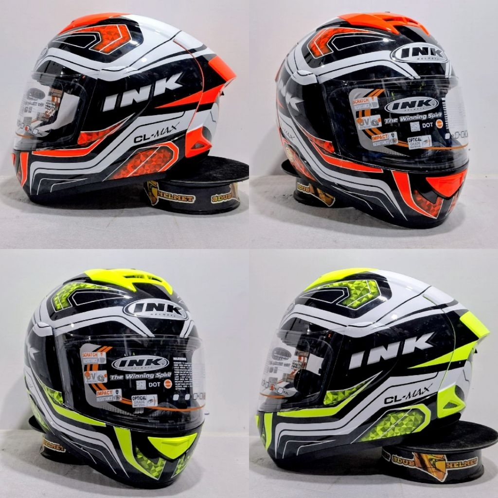 HELM INK CL MAX MOTIF FULL FACE 100%ORIGINAL