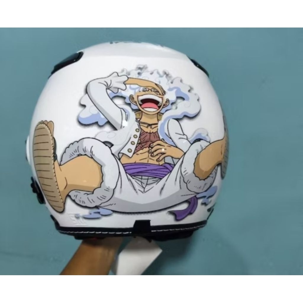 HELM KYT ELSICO SPASE PIECE WHITE  MOTIF ORIGINAL PRODUK