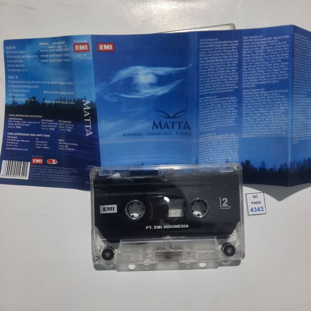 Kaset pita Matta / Ketahuan (Tanpa Cover)