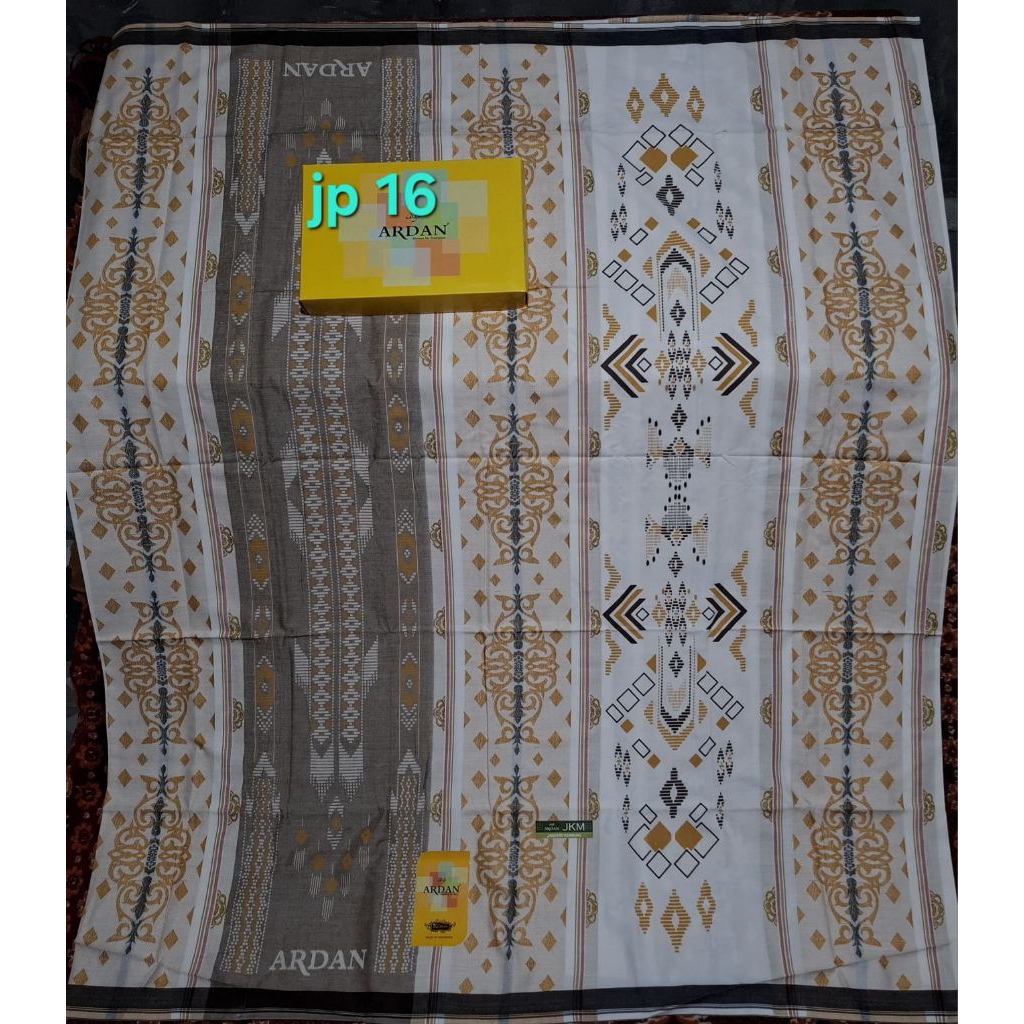 SARUNG ARDAN JKM SERI PUTIH DUS KUNING
