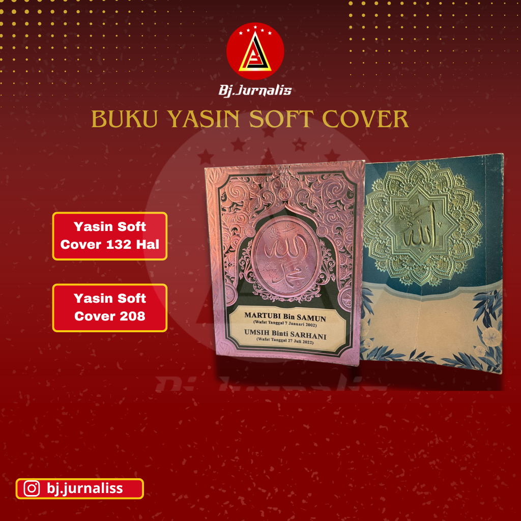 BUKU YASIN SOFT COVER/ BUKU YASIN LENGKAP / BUKU YASIN MURAH / BUKU YASIN SOFT COVER 132 HAL / BUKU 