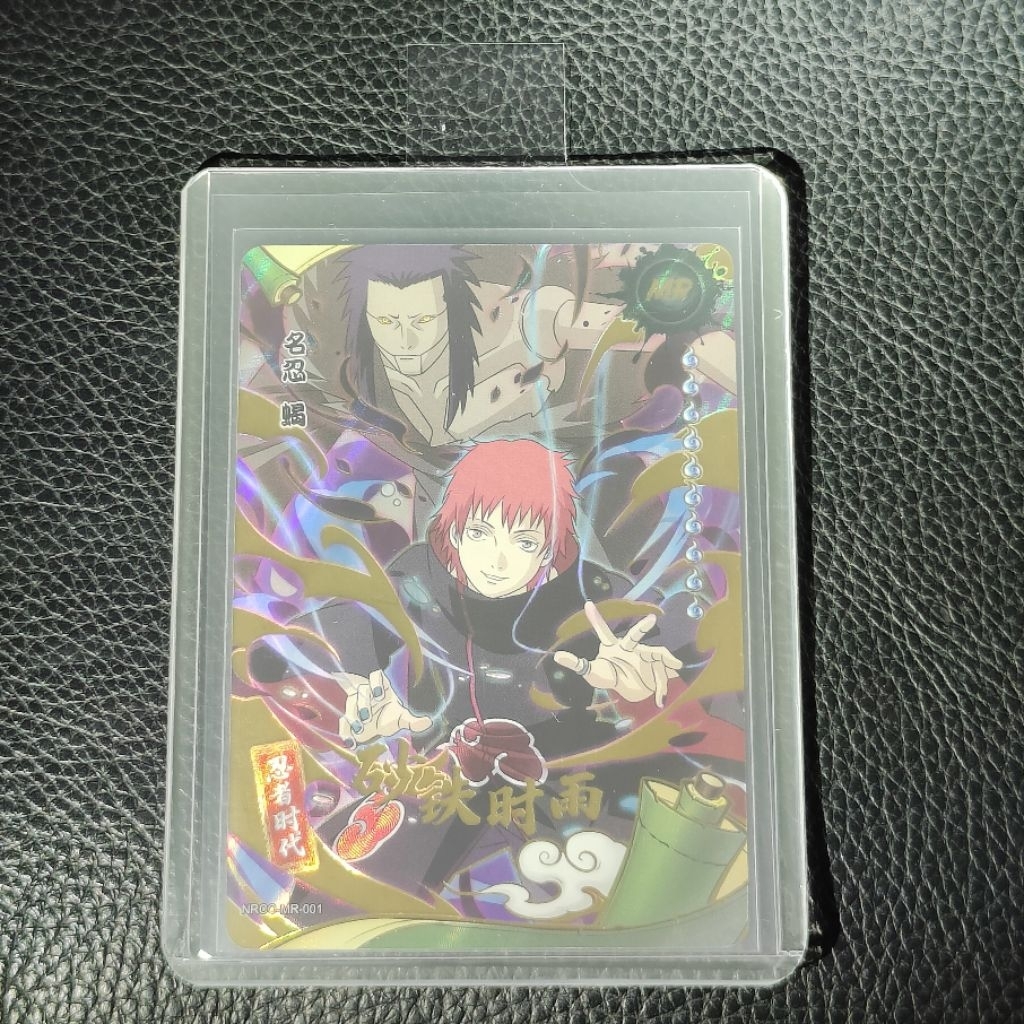 Kartu Kayou Naruto Original - NRCC-MR-001 Sasori Koleksi Anime Foil Langka