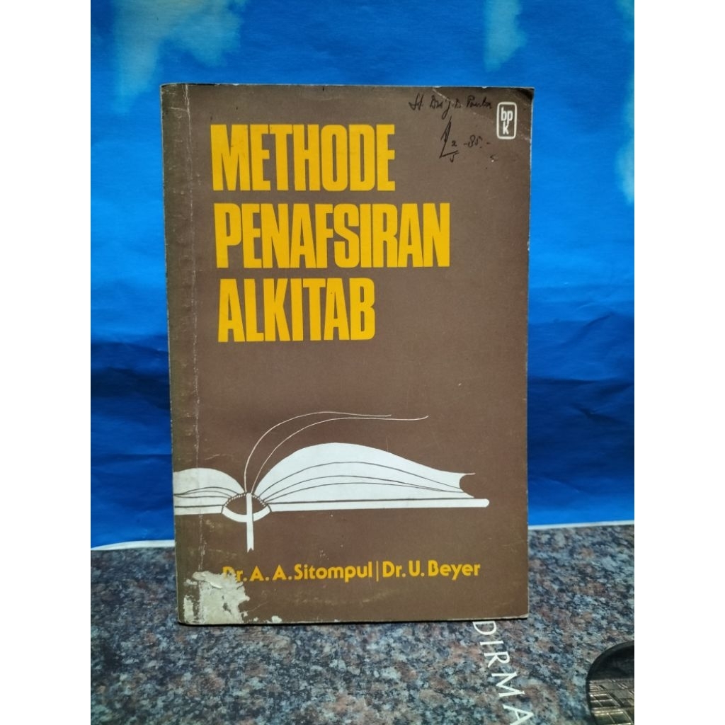 BUKU BEKAS METHODE PENAFSIRAN ALKITAB 1983