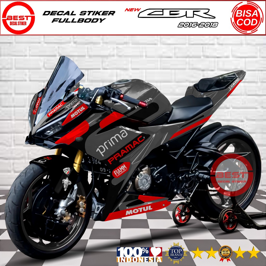 Decal CBR 150R K45G Full Body Stiker CBR K45G Racing Custom Dekal CBR K45G Variasi CBR 15OR Fullbody