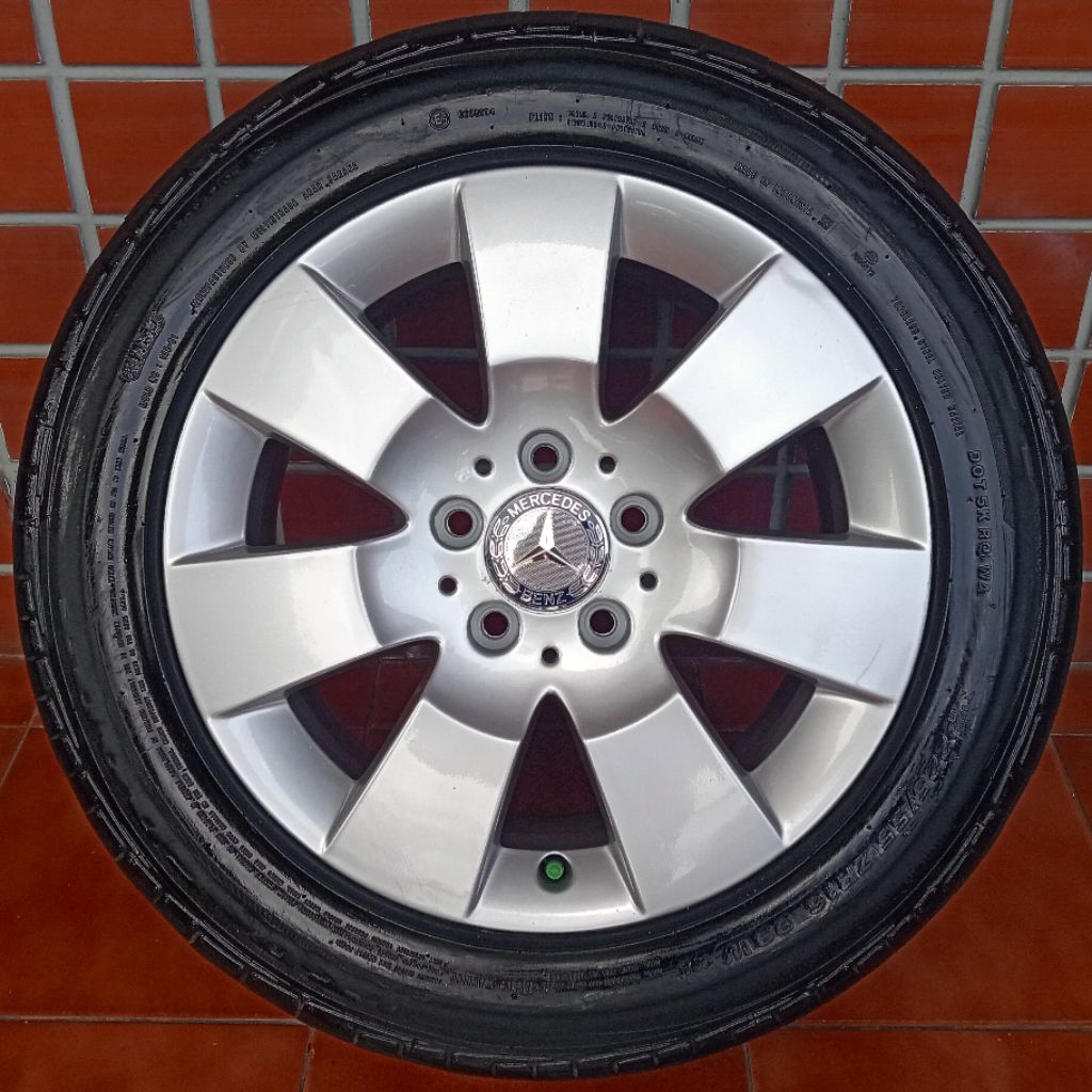 Velg Mercy W204 R16 Original Made in Poland Ori OEM Ring 16 Lebar 7,5 ET 53 Pcd 5x112 5x114 Mulus Si