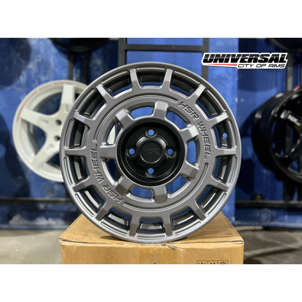 Velg Mobil Rally Look R15 PCD 4x100 Untuk Brio Karimun Agya Ayla Air Ev Mirage dll ORIGINAL HSR MENT