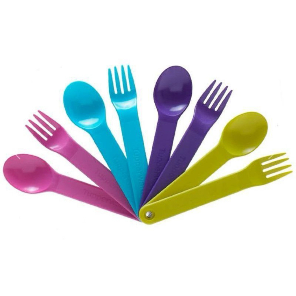 cutlery sendok garpu Tupperware