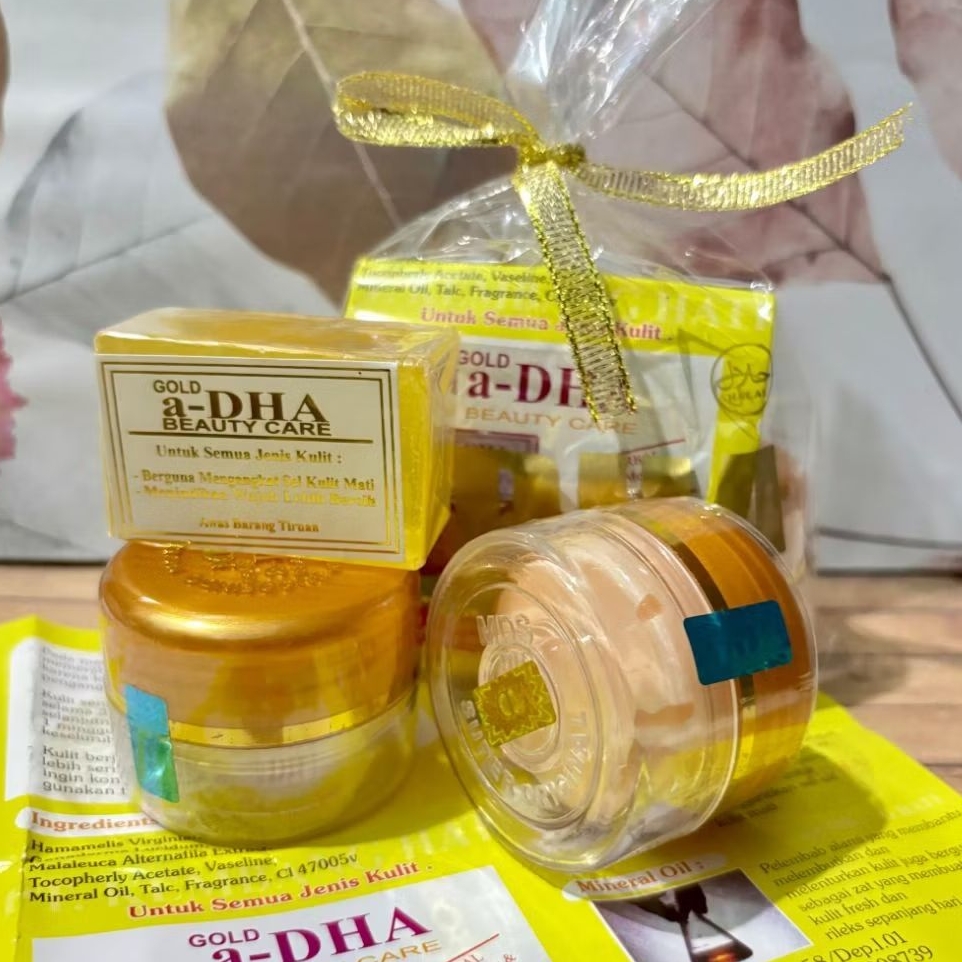 Adha Gold MDS Super Original Emboss Timbul Holo Biru