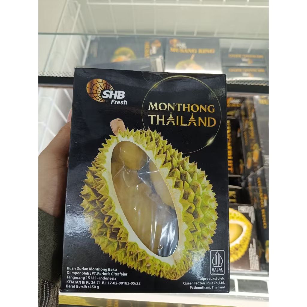Durian Monthong Thailand | Durian Frozen SHB 450 Gr / Pack