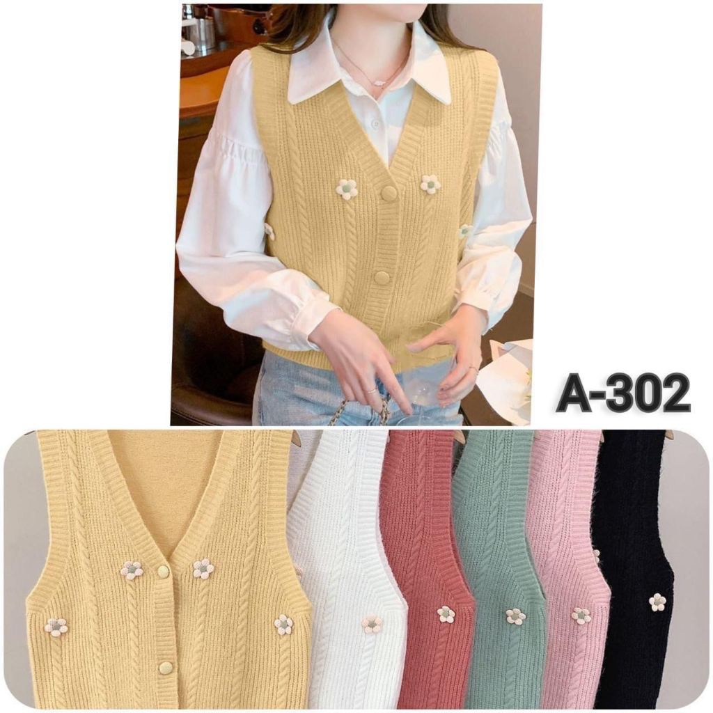VEST RAJUT IMPORT/KOREAN STYLE