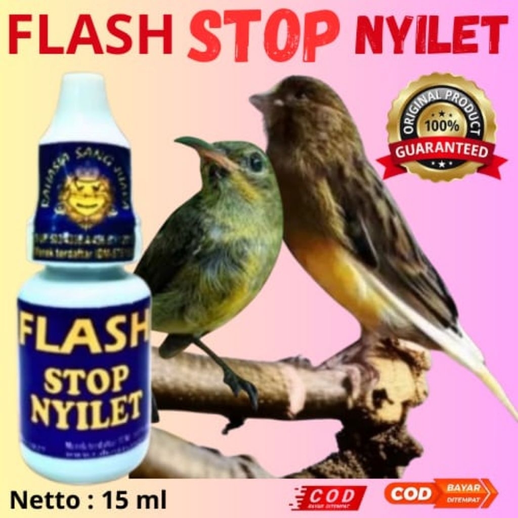 FLASH STOP NYILET AMPUH MENGOBATI BURUNG KURUS, BURUNG KURANG GIZI, BURUNG CACINGAN PADA BURUNG KACE
