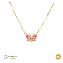 Kalung Emas anak Illuspectre Butterfly Necklace Collection Gold 10K Semar Nusantara