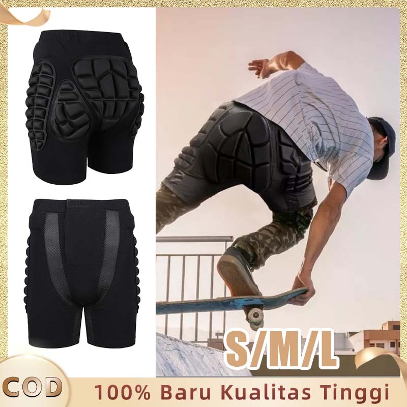 Bumper Butt Pad Ice Skating Inline Pelindung Pantat Ice Skating Pelindung Ice Skating Celana Boxer P