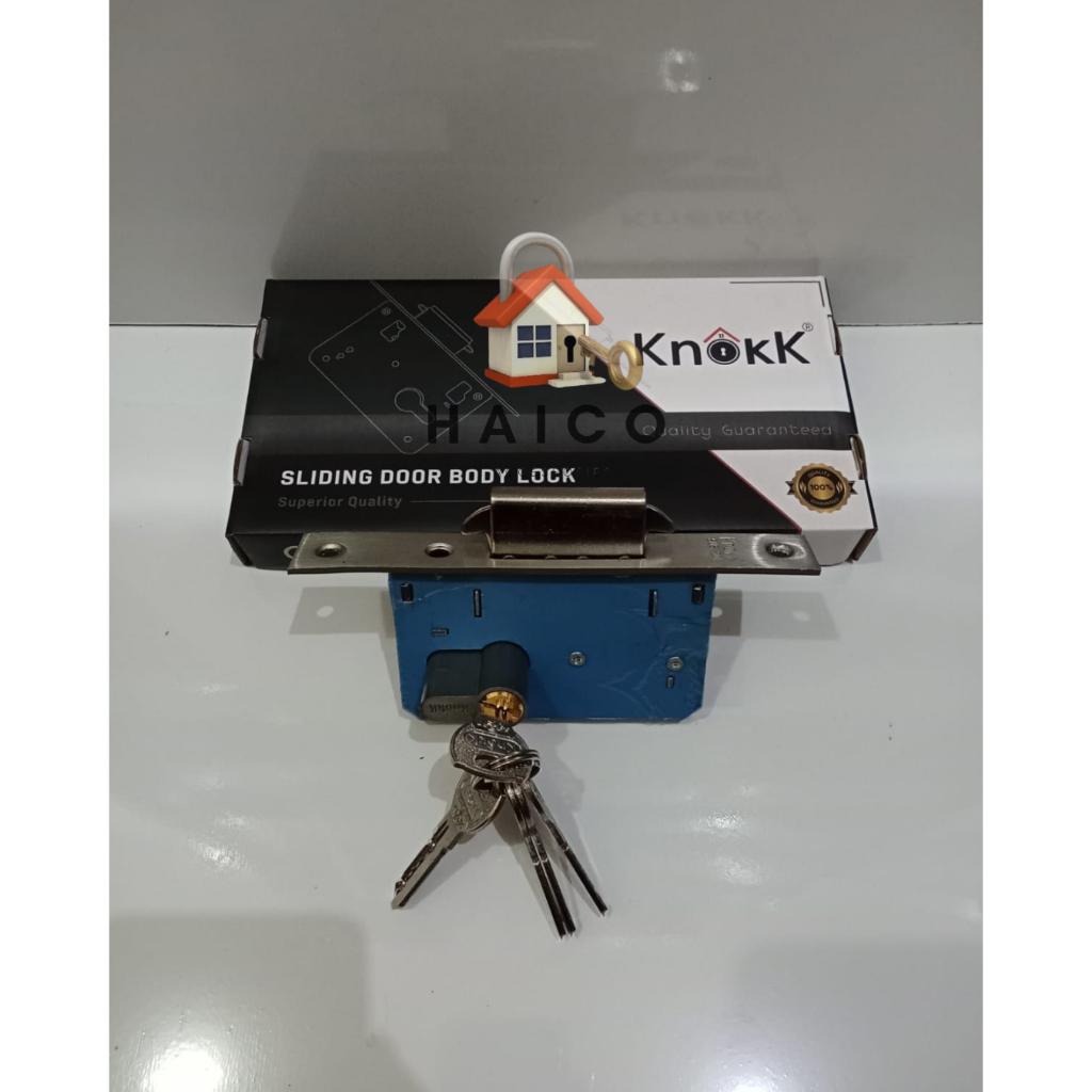 Body Sliding Pintu Kayu & Aluminium- Kunci Mekar - Kunci Pintu Geser