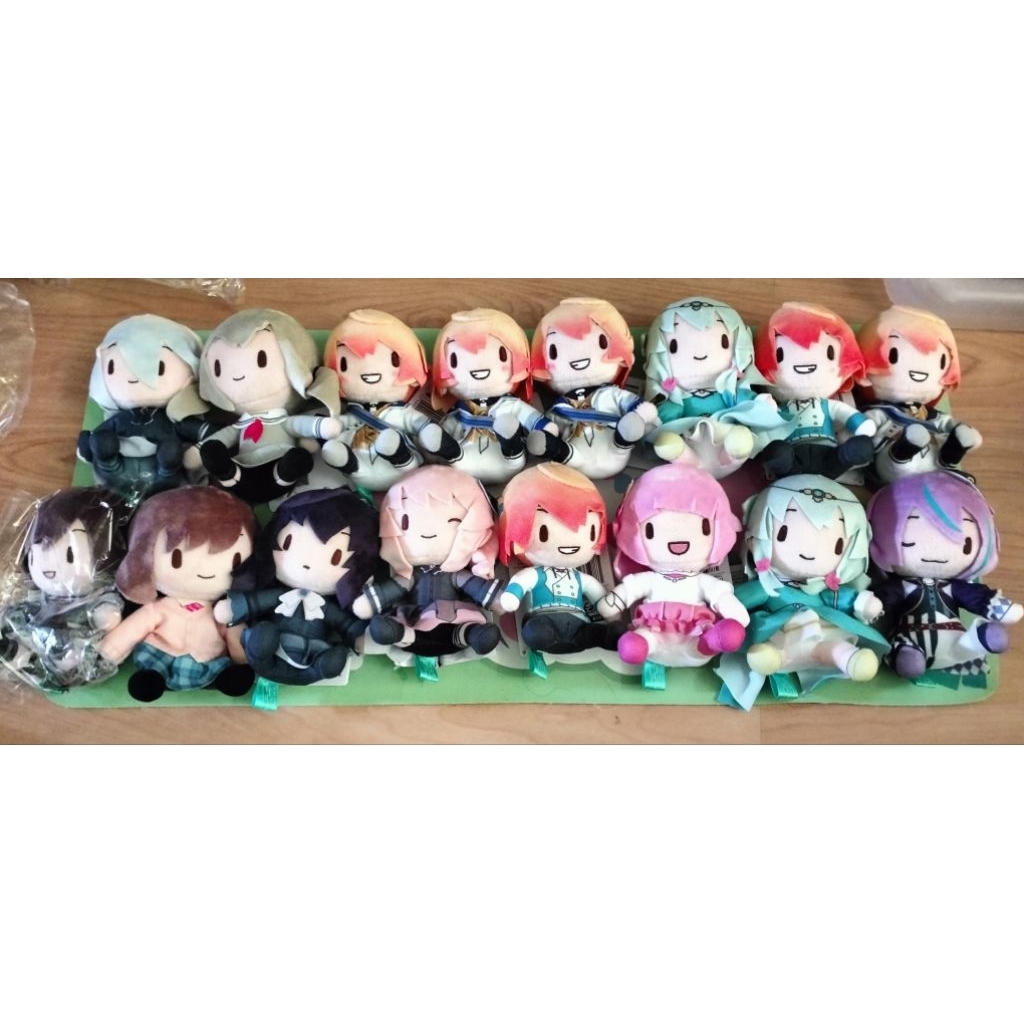 various sitting doll fuwapuchi || project sekai official merch