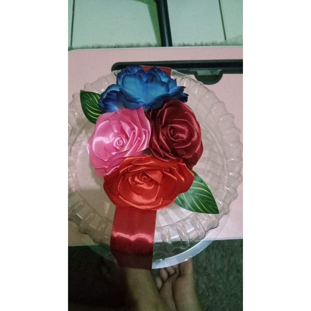 Bunga hiasan hantaran lamaran/pernikahan