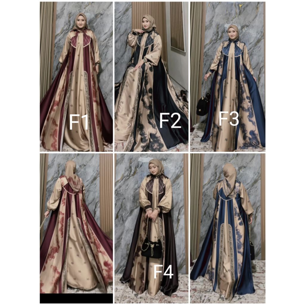 gamis syari ucel windes azizil alqiblat rafanda dwina