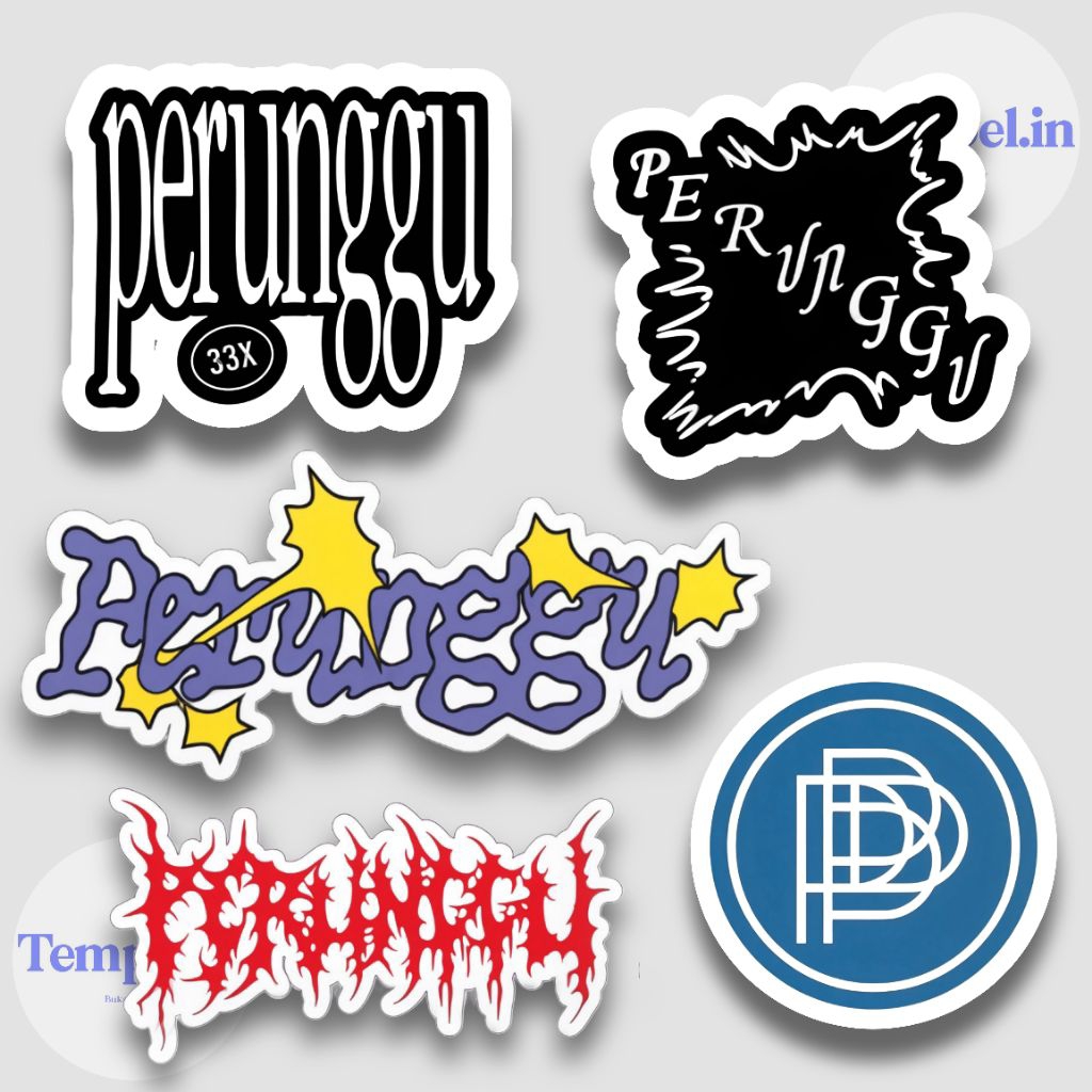 STIKER BAND PERUNGGU ,PERUNGGU 33X