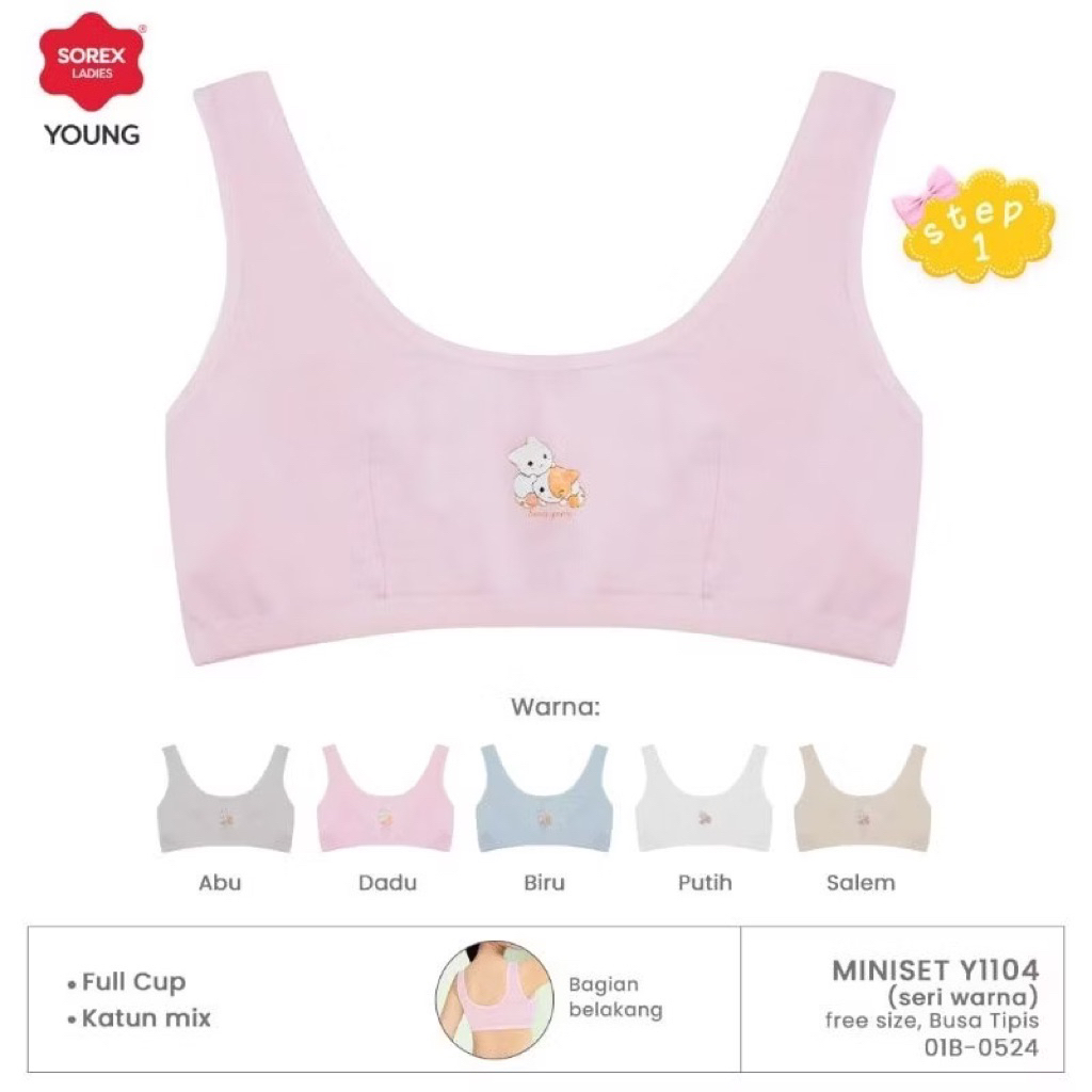 3pcs miniset sorex young art.Y1104// miniset sorex busa remaja// miniset step 1 remaja// miniset fre