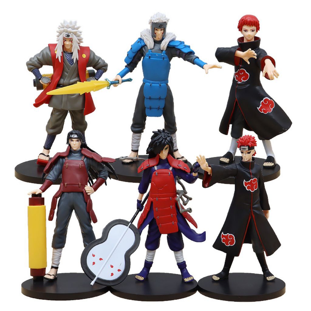 figures naruto itachi jiraya madara anime action figure