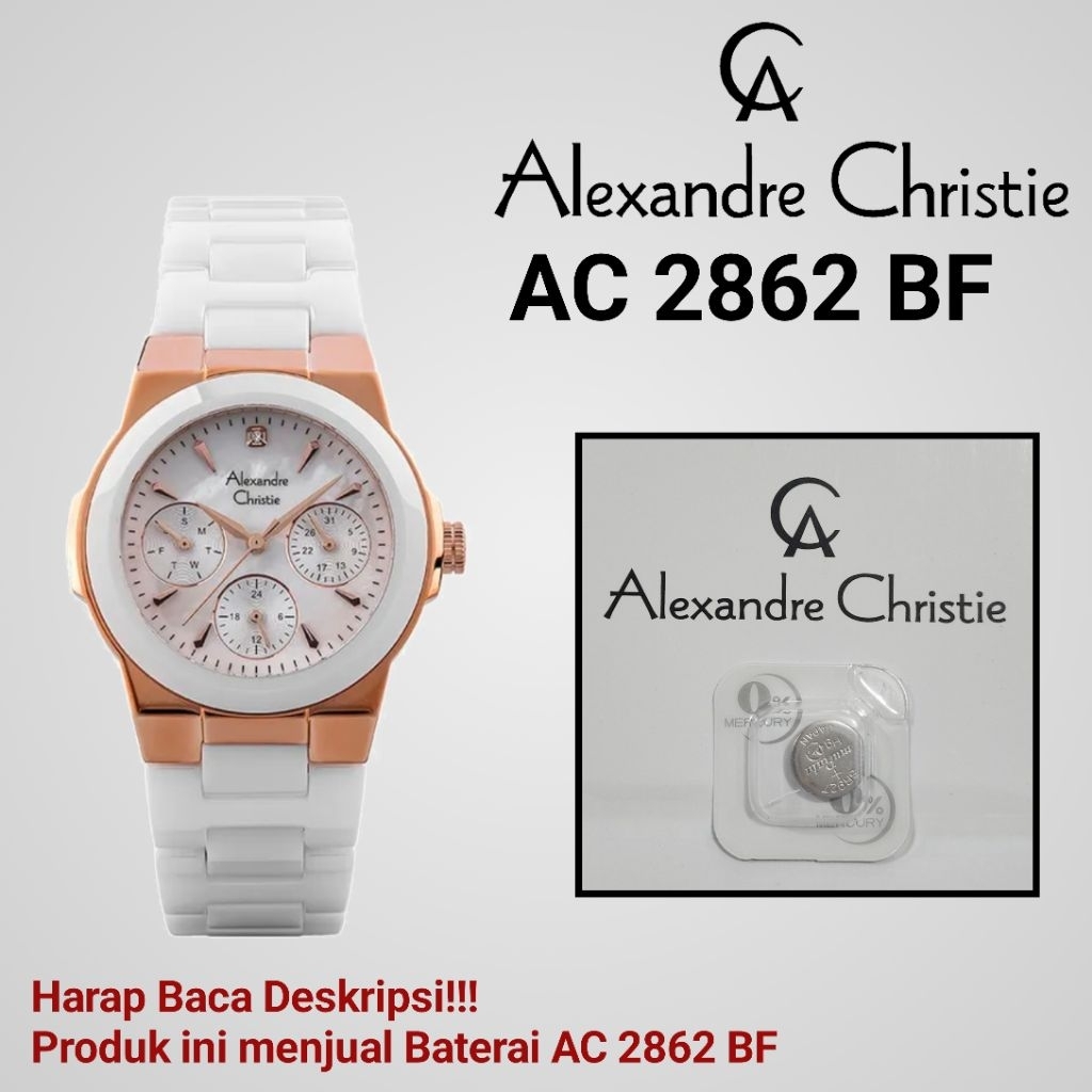 Baterai Alexandre Christie Type AC 2862BF, cal: VH63 Original