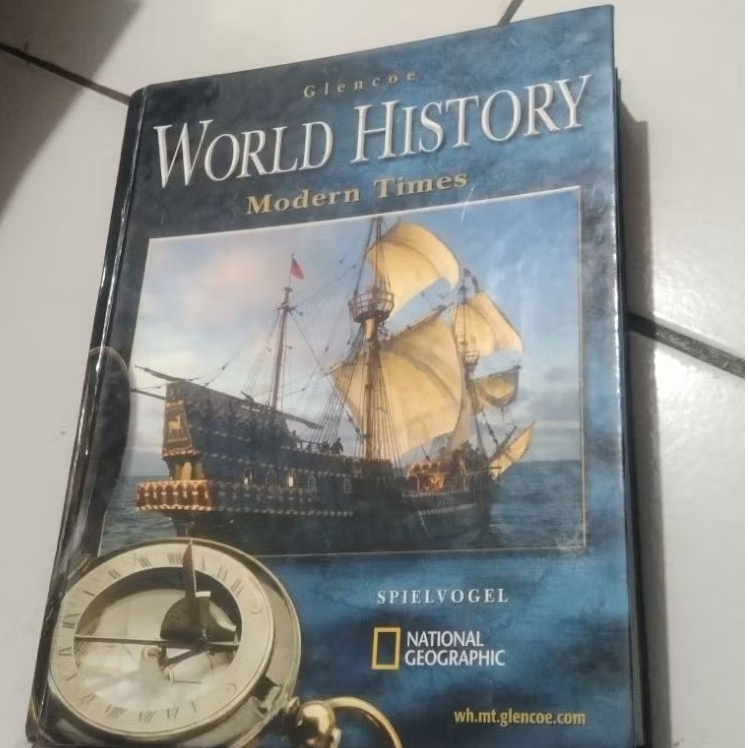 BUKU WORLD HISTORY - NATIONAL GEOGRAPHIC -HARD COVER- ORI