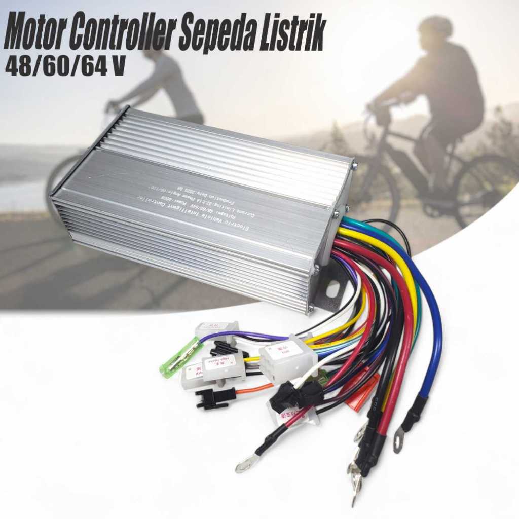 Kontroler Sepeda Listrik Motor Controller 12 Tube 48/60/64V 600w