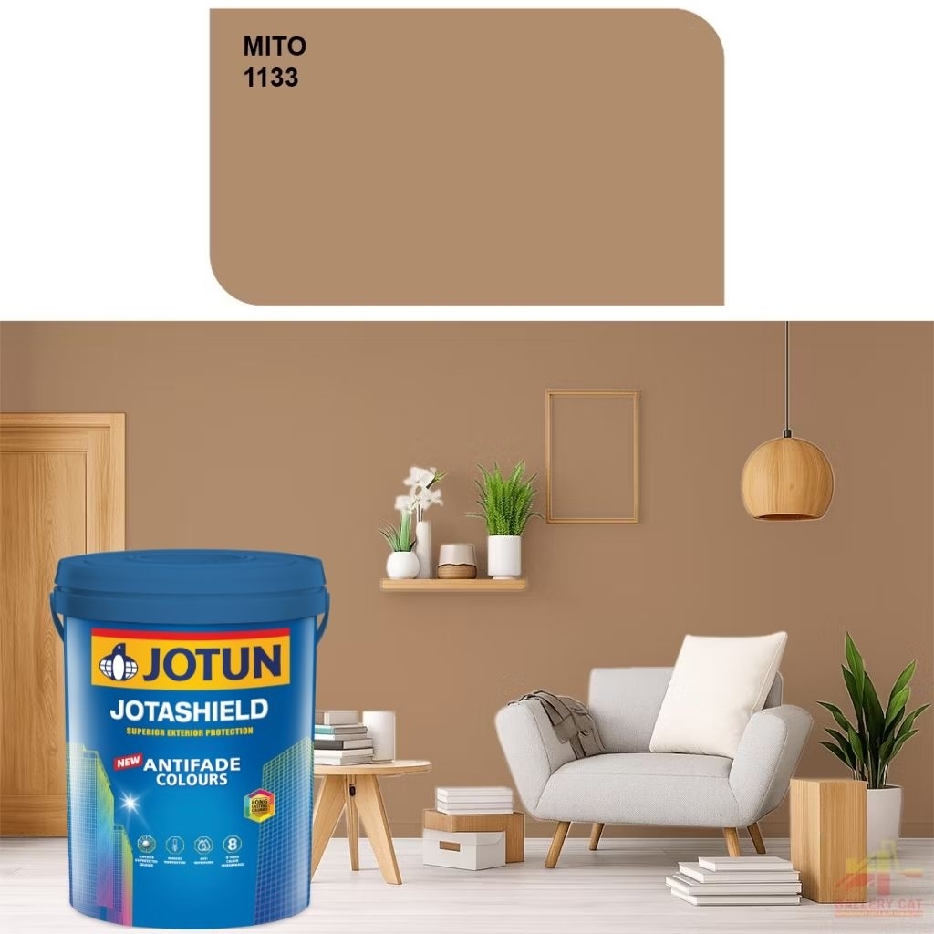 JOTUN JOTASHIELD ANTIFADE 20 Liter Warna 1133 Mito - CAT TEMBOK DINDING EXTERIOR PREMIUM QUALITY