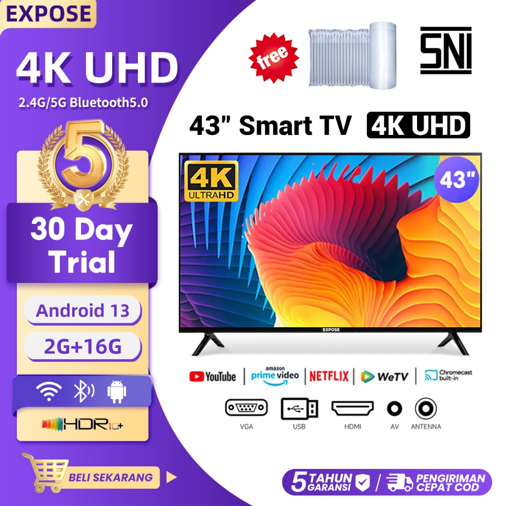 Smart TV 43 inch Google/Netflix/Youtube Digital TV Android standing tv 32/43 inch Digital TV