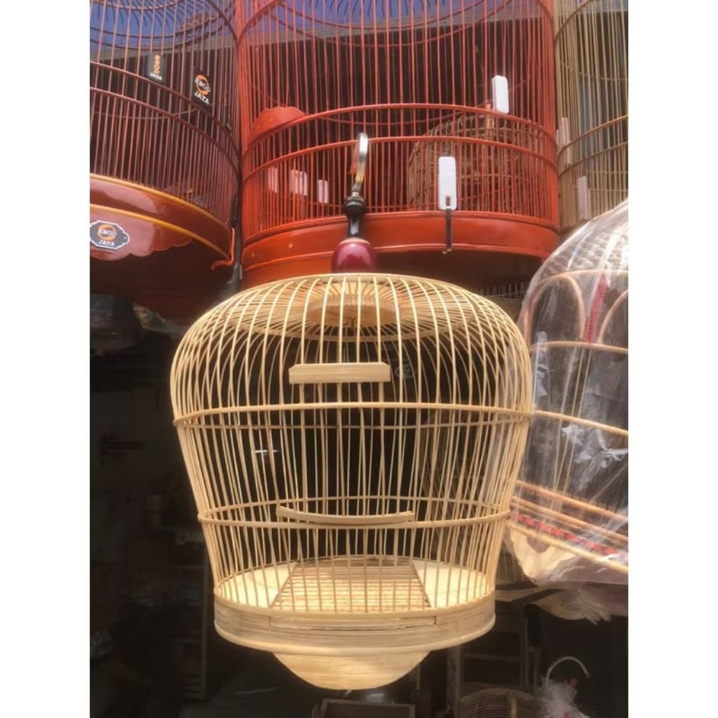 sangkar PUTER/TEKUkUR BAMBU sorokan