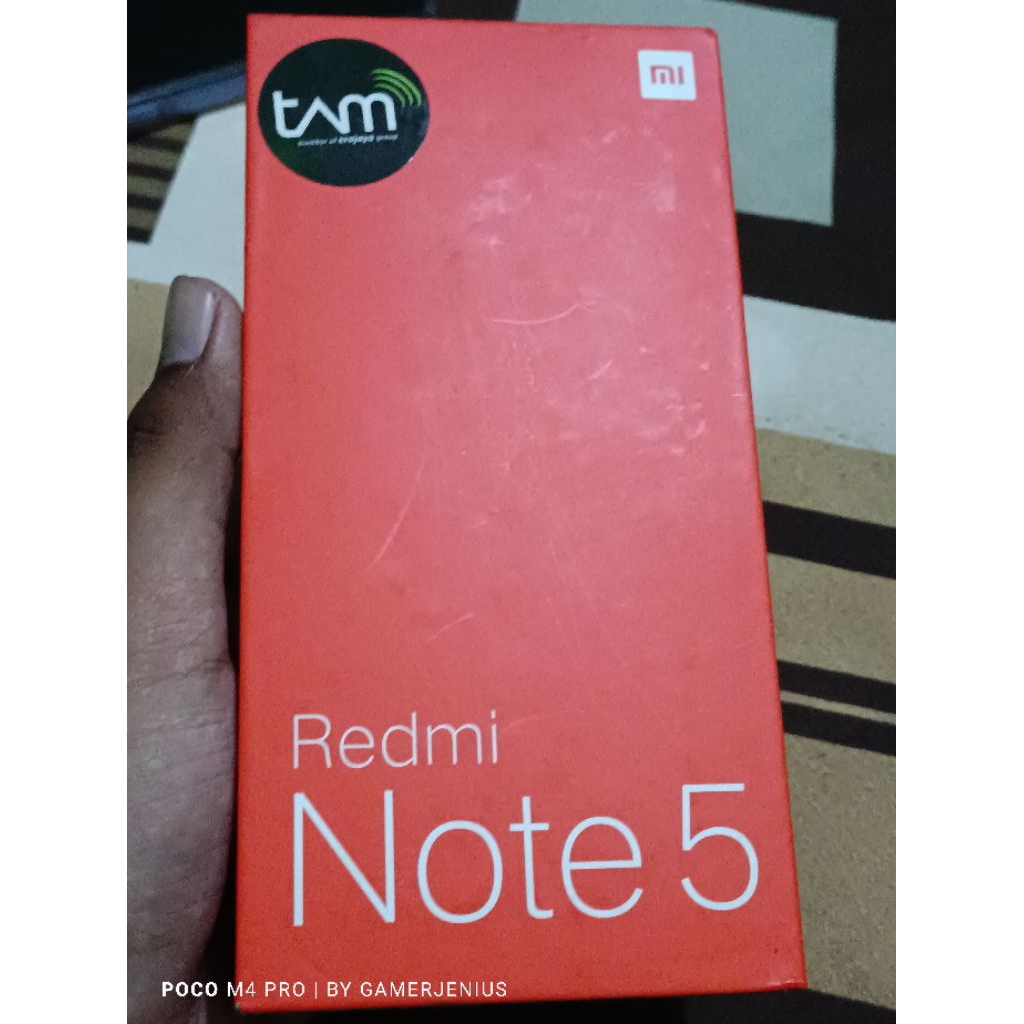 Box HP Redmi Note 5 resmi