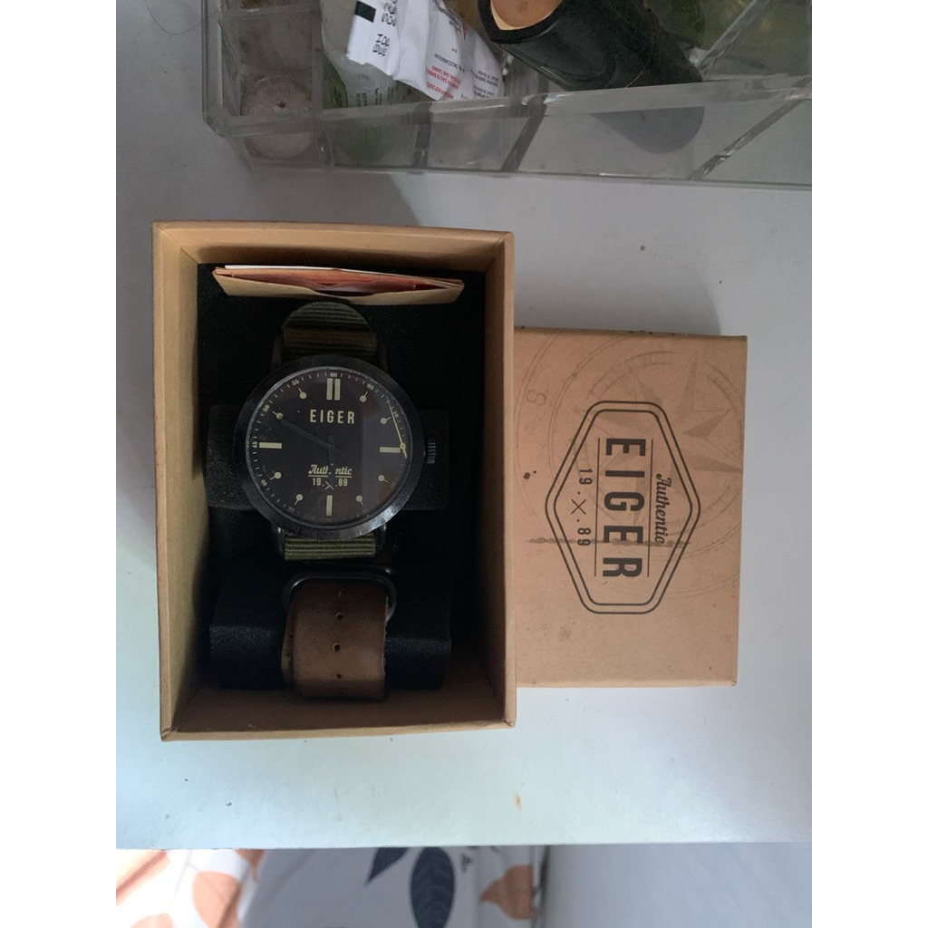 Jam Tangan Eiger Aviator 1989 Original