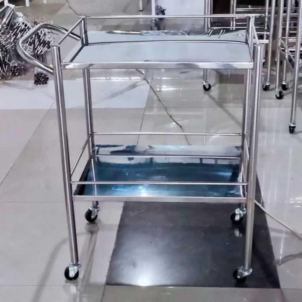 Instrument Trolley 2 Susun Stainless