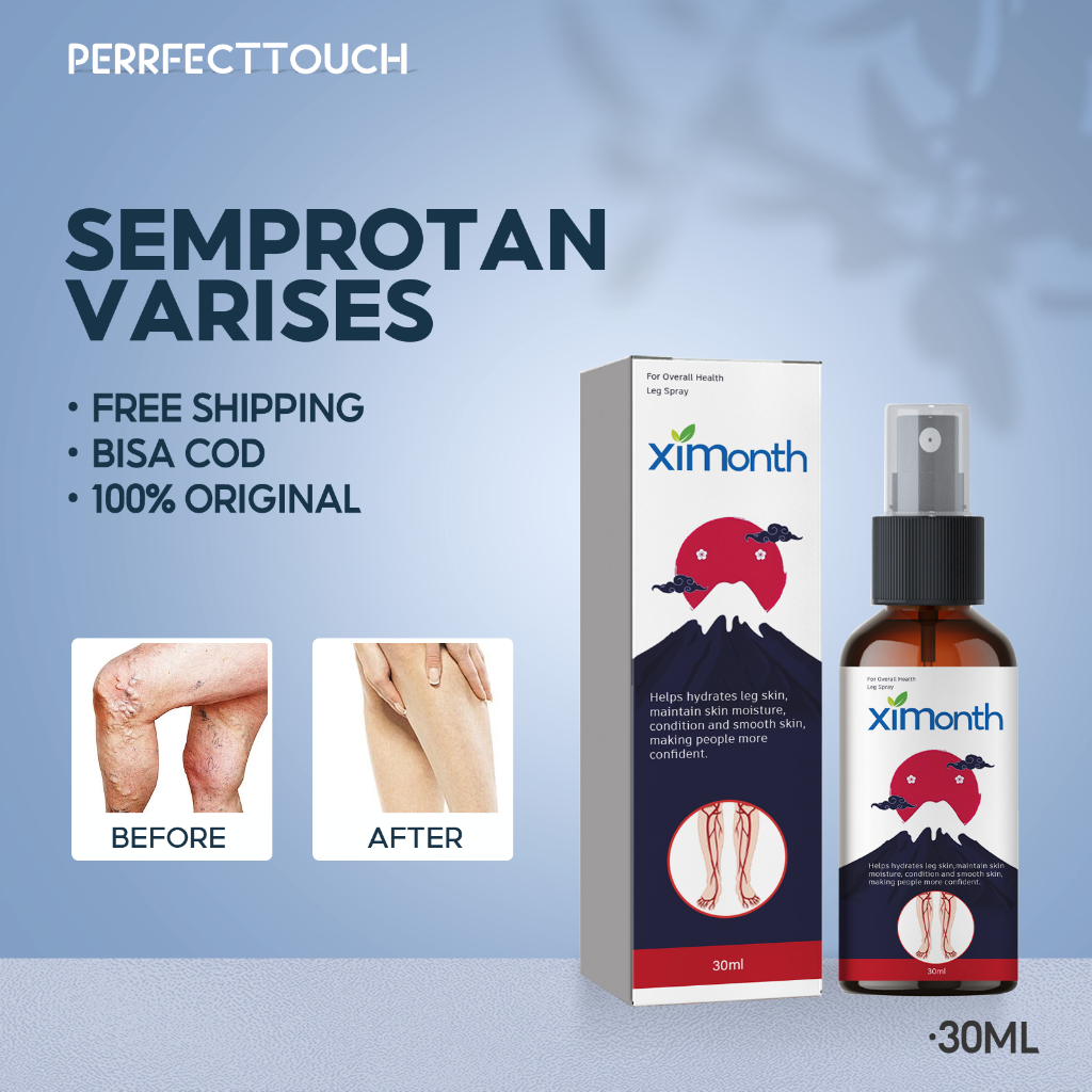 Ximonth Semprotan Perawatan Kaki 30ml Obat Varises Meringankan Nyeri Kaki Varises Ketegangan Otot Se