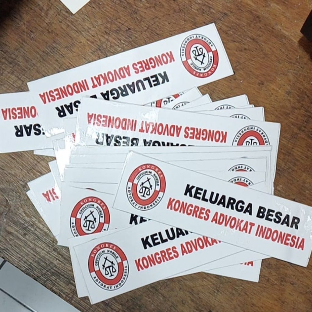 stiker kongres advokat Indonesia