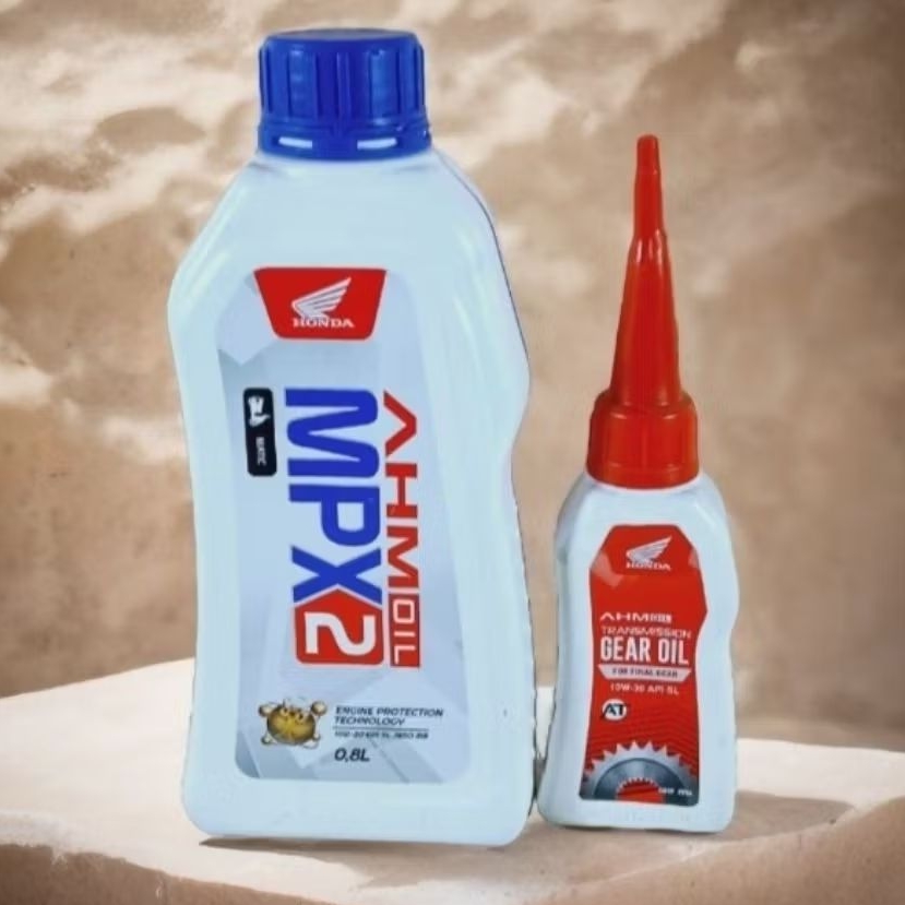 Oli MPX2 matic ahm original+ oli gardan Honda