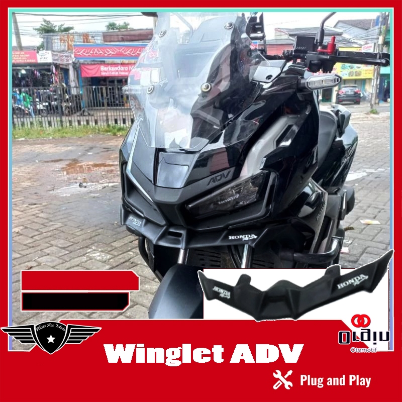 Winglet ADV 150 ADV 160 Bahan Fiber winglet Moncong ADV