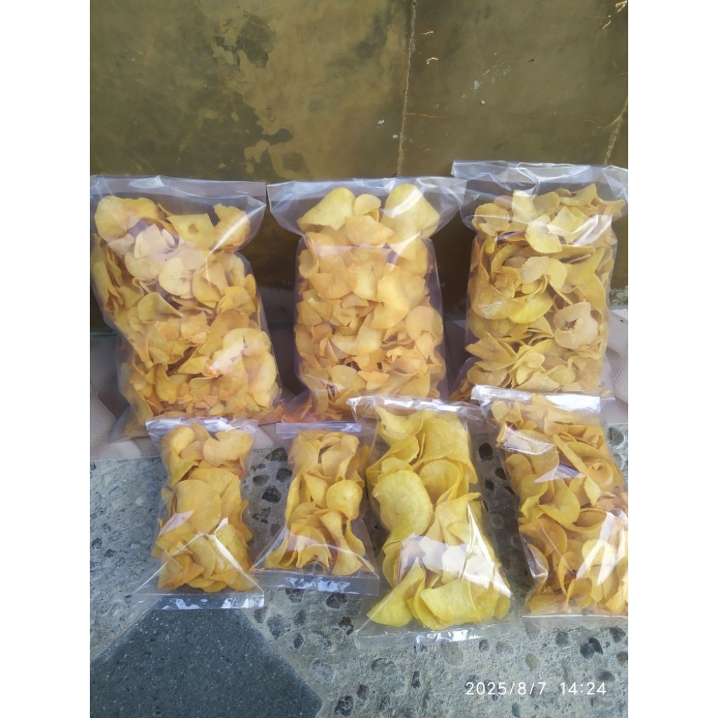 keripik singkong kuning/singkong mentega