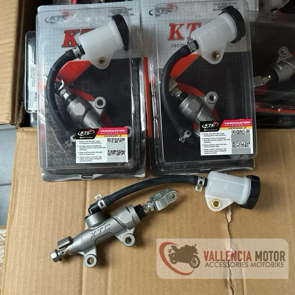 Master Rem KTC Belakang Original Master Pump Rem Cakram Sonic Cb150 Vixion Satria Ninja R Rr Dll