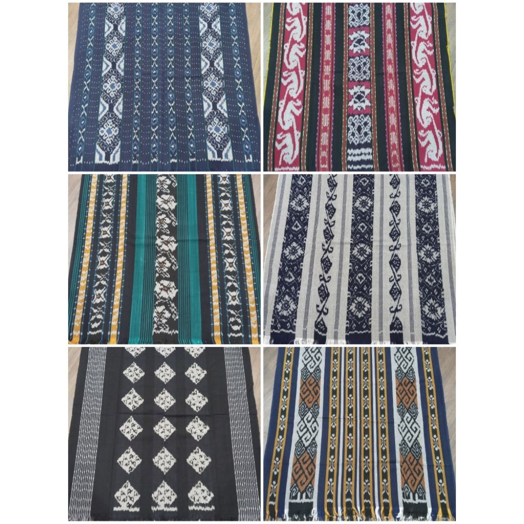 Kain Tenun Ikat Troso Asli Jepara Motif Toraja Sulawesi Dayak Kalimantan nusantara Lombok Nusa Tengg