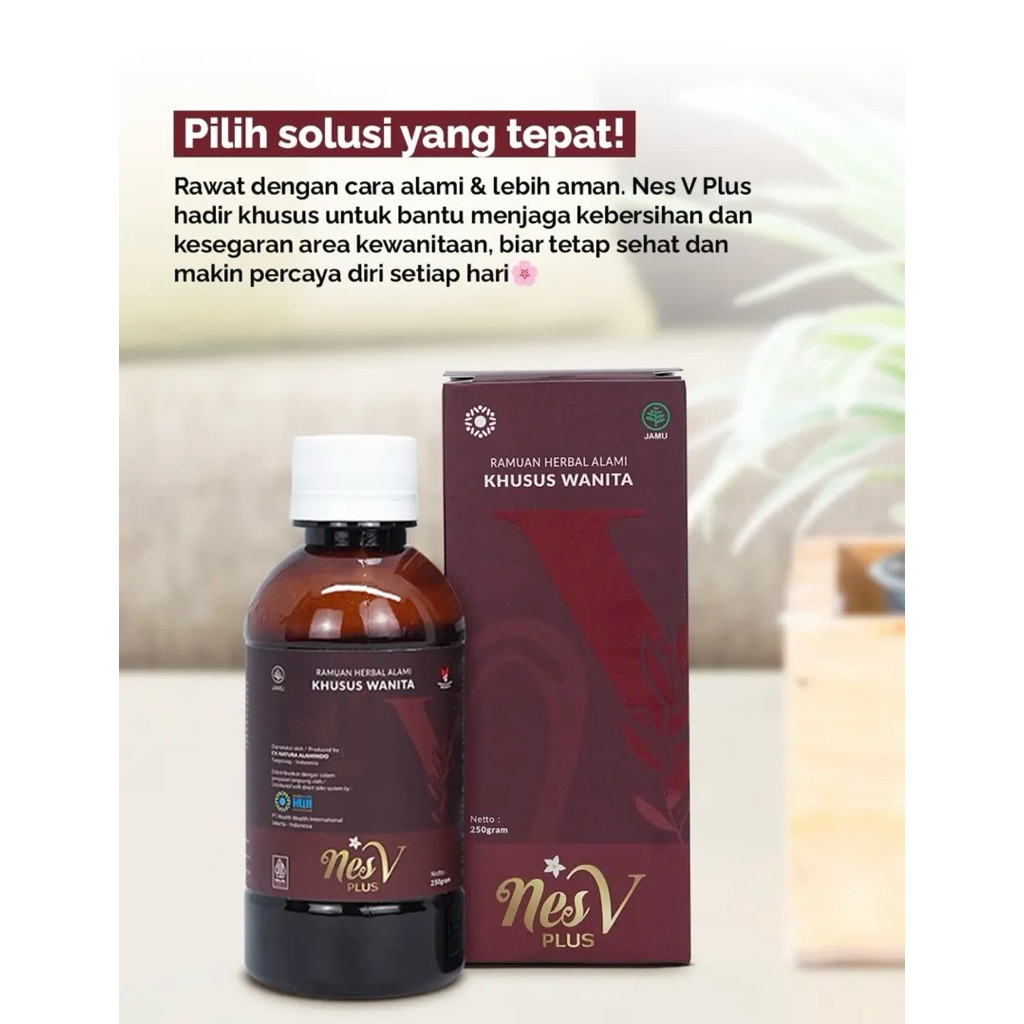 TERLARISS II NESV PLUS HWI Original 100% Asli MEMBER RESMI HWI - NESV PLUS Jamu Madu Enak dan Alami 