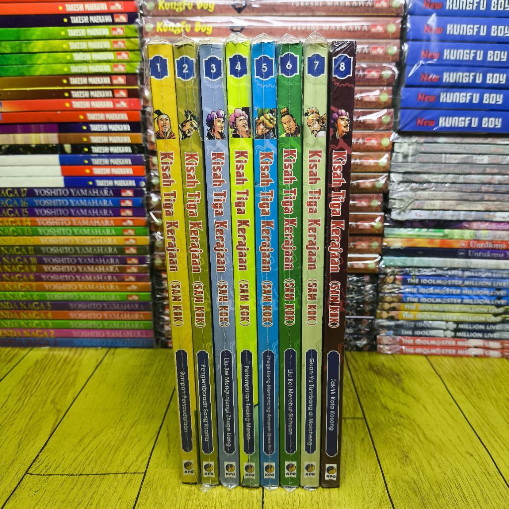 Set Buku Komik Kisah Tiga Kerajaan (Sam Kok) jilid 1-8