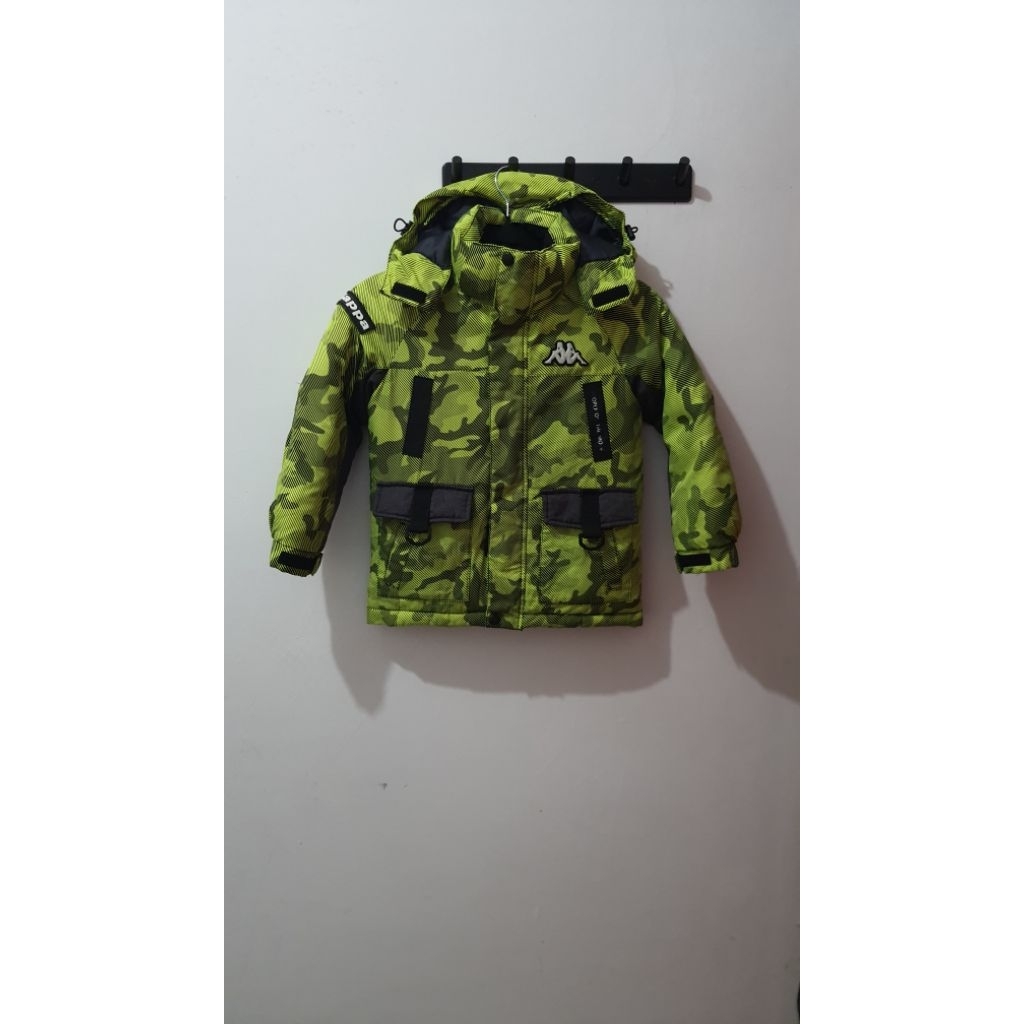 jaket anak bulu angsa merk kappa original