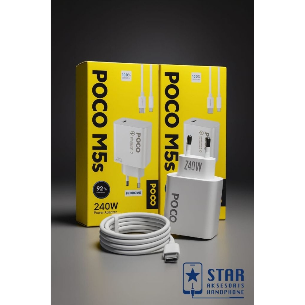[ Poco M5s ] Travel charger Casan Poco M5S 120watt