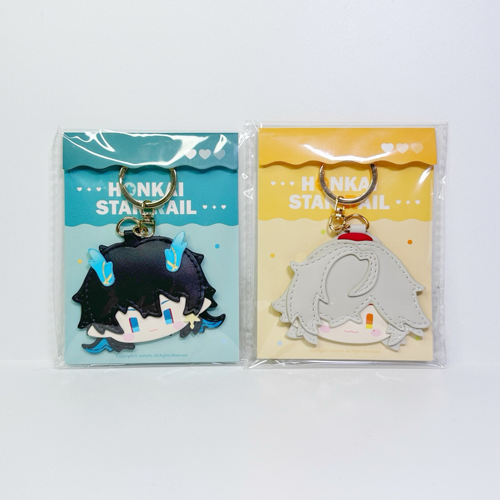 [HSR Official Merch] Big Head series PU Keychain - Jingyuan & Danheng IL