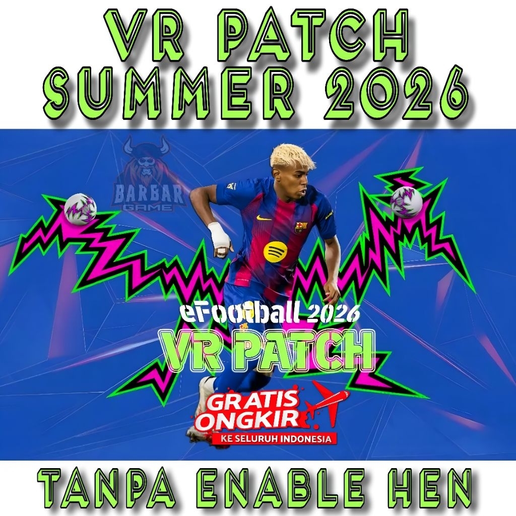 NEW VR Patch PES SUMMER 2026 Update Terbaru - game ps2 ps3 ps4 cfw hfw hen bitbox gembox