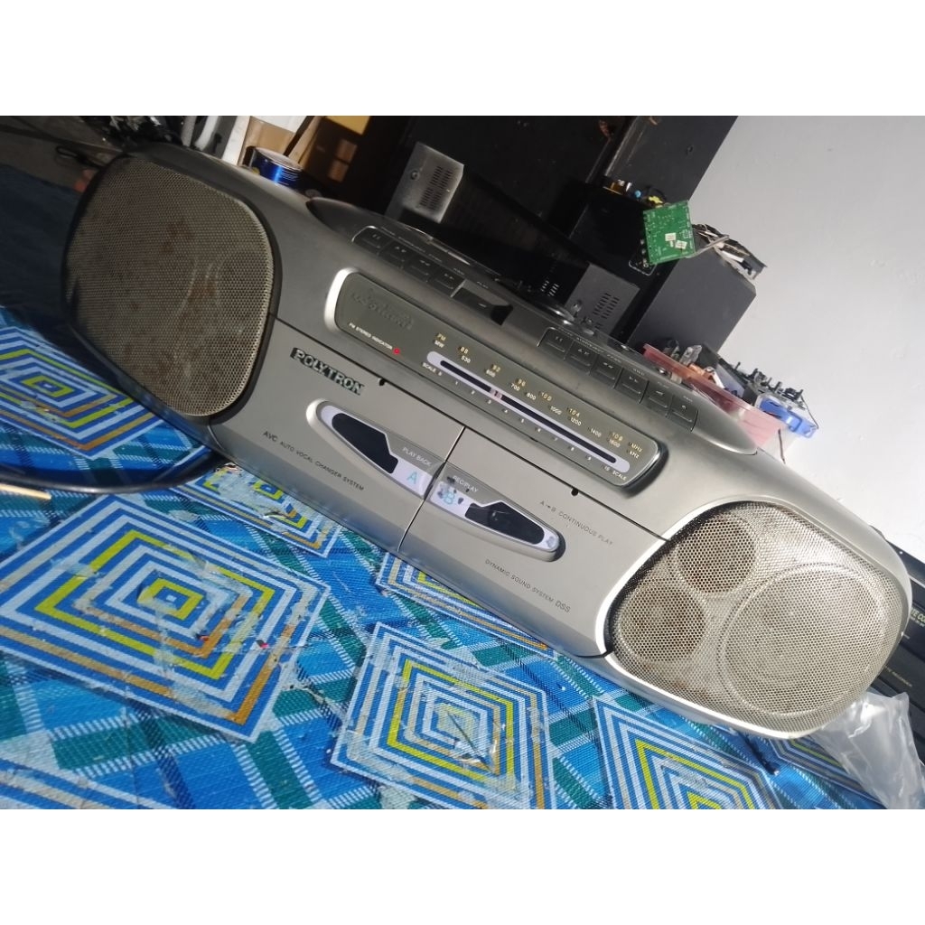 Compo Polytron Megapower / Tape Compo / Pemutar Kaset Pita / Radio Tape Polytron