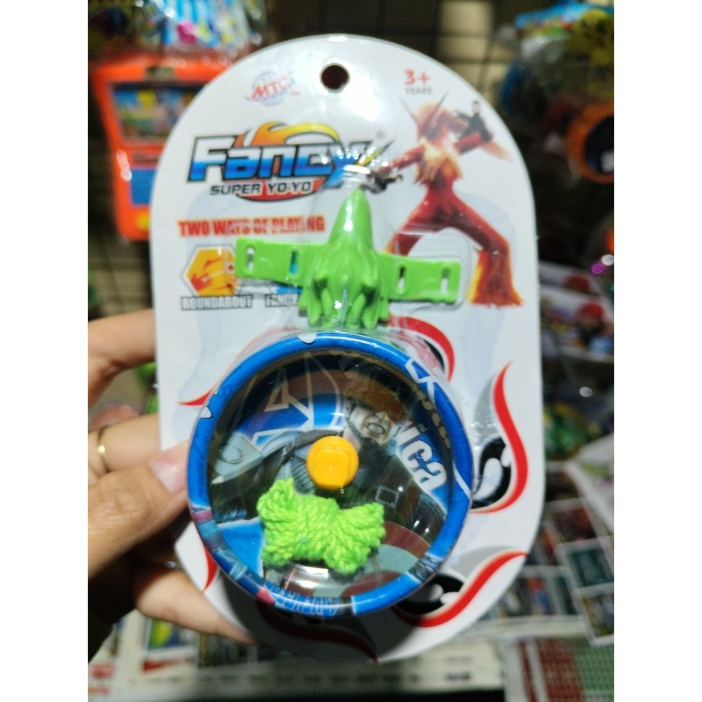 mainan yoyo / yoyo fancy / yoyo karakter / mainan jadul / yoyo pesawat