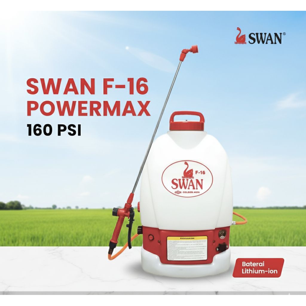 SWAN F16 / SPRAYER ELEKTRIK MURAH / SPRAYER ELEKTRIK SWAN / TANGKI CAS SWAN / TANGKI CAS SWAN F16/ S